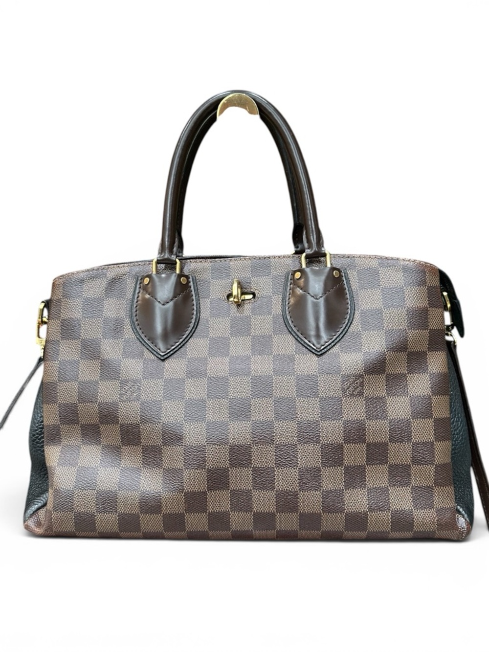 Louis Vuitton Normandy Damier Ebene Structured Satchel Crossbody (C11)
